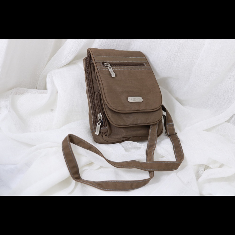Brown Baggalini Crossbody bag